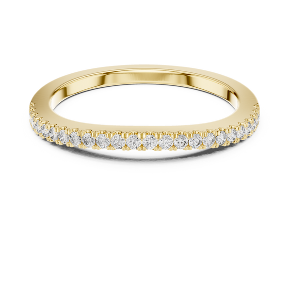 Lab grown diamond wedding bands