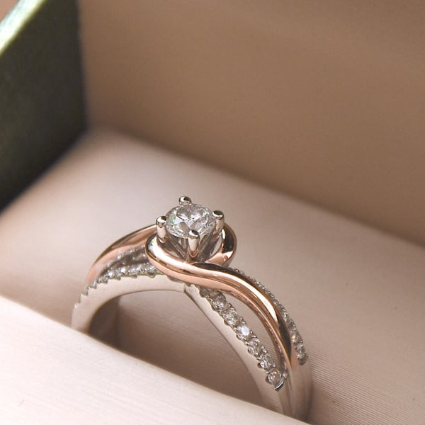 Emerald cut diamond ring, wide macro banner