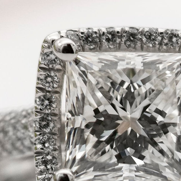 Diamond rings collection, soft neutral background