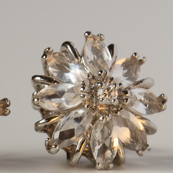 Diamond earrings, wide banner