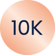 10K rose gold