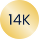 14K yellow gold