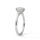 2 Carat Round Cut Lab Grown Diamond Engagement Ring in Rose Gold – Tulip Gallery Solitaire | Luzora Jewels
