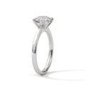 2 Carat Round Cut Lab Grown Diamond Engagement Ring in White Gold – Classic Solitaire | Luzora Jewels