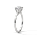 1.28 Carat Cushion Cut Lab Grown Diamond Engagement Ring in Rose Gold – Solitaire | Luzora Jewels
