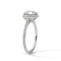 2 Carat Round Cut Lab Grown Diamond Engagement Ring in Rose Gold – Halo | Luzora Jewels