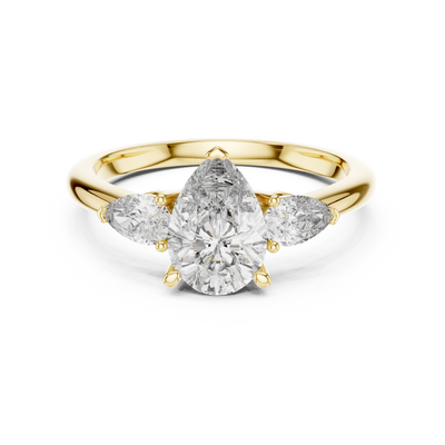 Pear Cut Rings