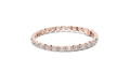 Emerald-Cut Lab Diamond Eternity Bracelet