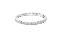 9.30 CT Emerald Cut Lab Grown Diamond Eternity Tennis Bracelet