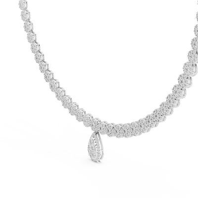Round Cut Necklaces