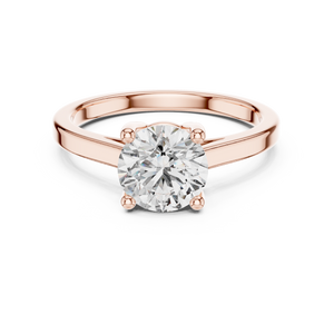 1.5 CT Round Double-Prong Solitaire Ring