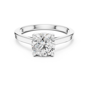 1.5 CT Round Double-Prong Solitaire Ring
