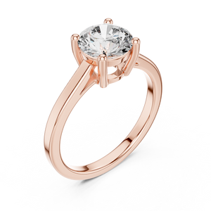 1.5 CT Round Double-Prong Solitaire Ring