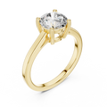 1.5 CT Round Double-Prong Solitaire Ring