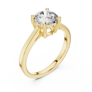 1.5 CT Round Double-Prong Solitaire Ring