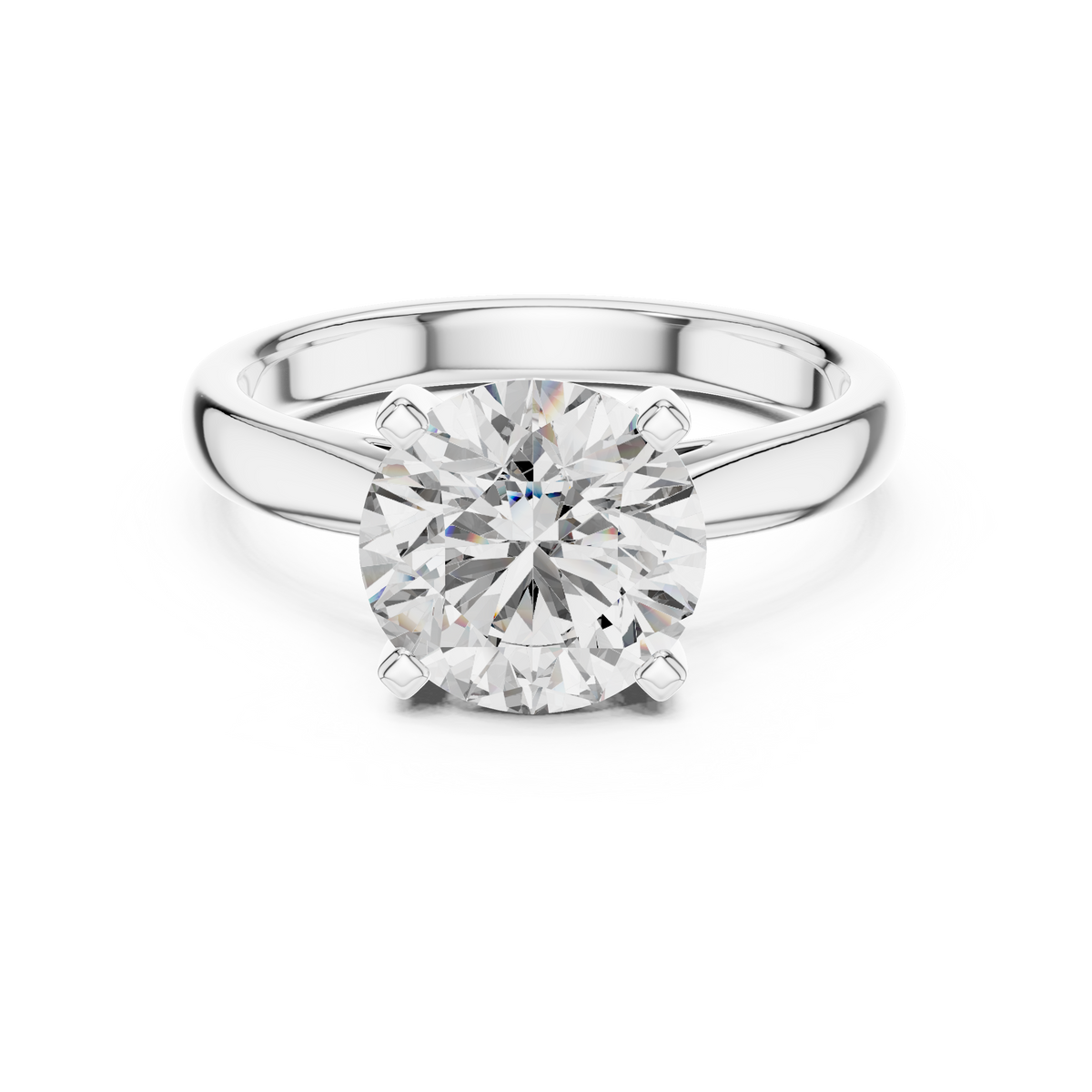 2 CT Round Solitaire Diamond Ring