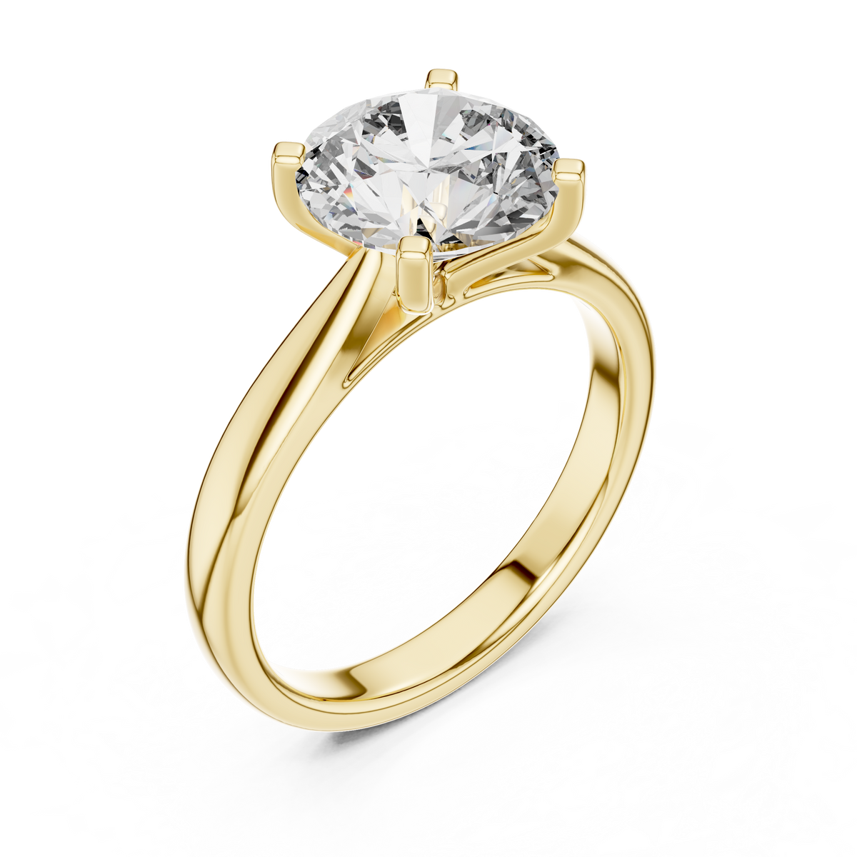 2 CT Round Solitaire Diamond Ring