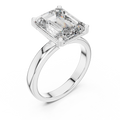 2 CT Emerald Cut Solitaire Ring