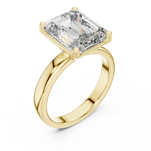 2 CT Emerald Cut Solitaire Ring