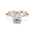 2 CT Oval Cut Solitaire Ring