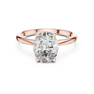 2 CT Oval Cut Solitaire Ring