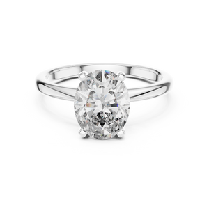 2 CT Oval Cut Solitaire Ring