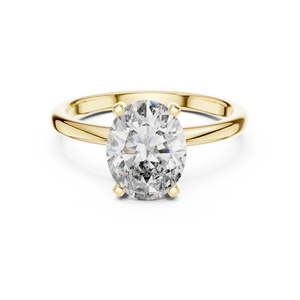 2 CT Oval Cut Solitaire Ring