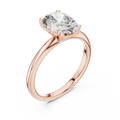 2 CT Oval Cut Solitaire Ring