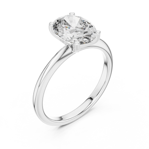 2 CT Oval Cut Solitaire Ring