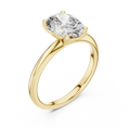 2 CT Oval Cut Solitaire Ring