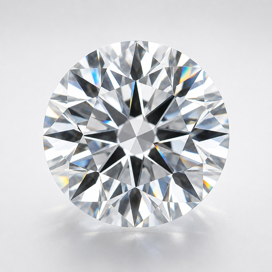 Loose round lab grown diamond