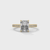 2 Carat Radiant Cut Lab Grown Diamond Engagement Ring – 360° Video, Pavé Band | Luzora Jewels
