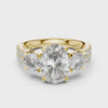 360 degree video of 2 CT radiant cut split shank solitaire lab grown diamond engagement ring