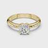 360 degree video of 0.85 CTW round solitaire lab grown diamond engagement ring