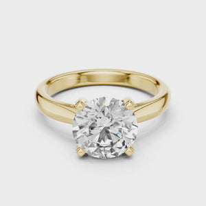2 CT Round Solitaire Diamond Ring