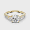 360 degree video of 1.78 CTW round cut lab grown diamond engagement ring
