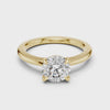 360 degree video of 1.50 CTW round cut lab grown diamond engagement ring