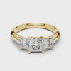 360 degree video of 2.00 CTW princess cut lab grown diamond engagement ring