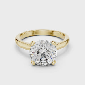 2.5 CT Round Double-Prong Solitaire Ring