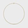 360 degree video of 11.01 CTW graduated round lab grown diamond bezel necklace