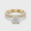 1.5 CT Round Solitaire Lab Grown Diamond Engagement Ring in yellow gold — 360 spin video by Luzora Jewels