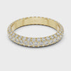 360 degree video of 1.5 CT round pave lab grown diamond eternity band